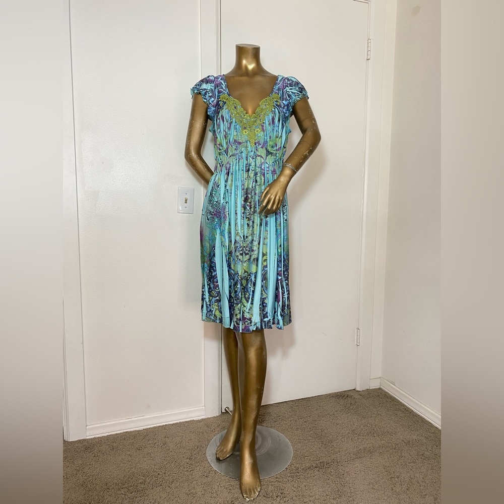 EUC Apt 9 sublimation print dress size XL